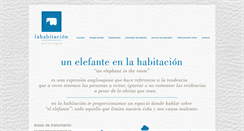 Desktop Screenshot of lahabitacionpsicologia.com